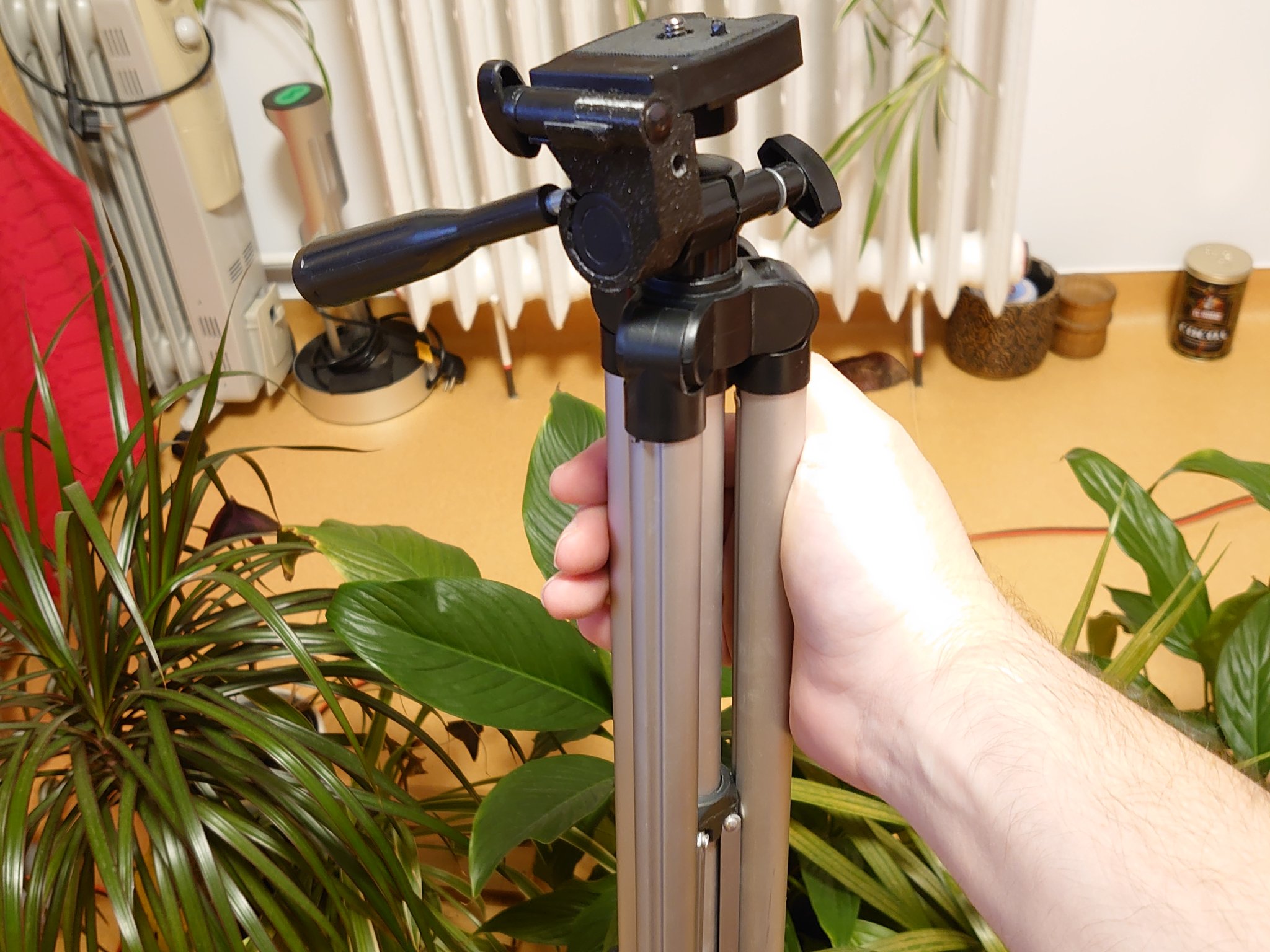 Phần nghiêng chân máy ảnh in PETG có hỗ trợ tháo rời