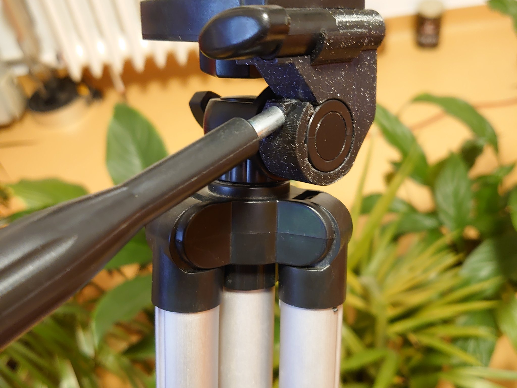 Phần nghiêng chân máy ảnh in PETG có hỗ trợ tháo rời