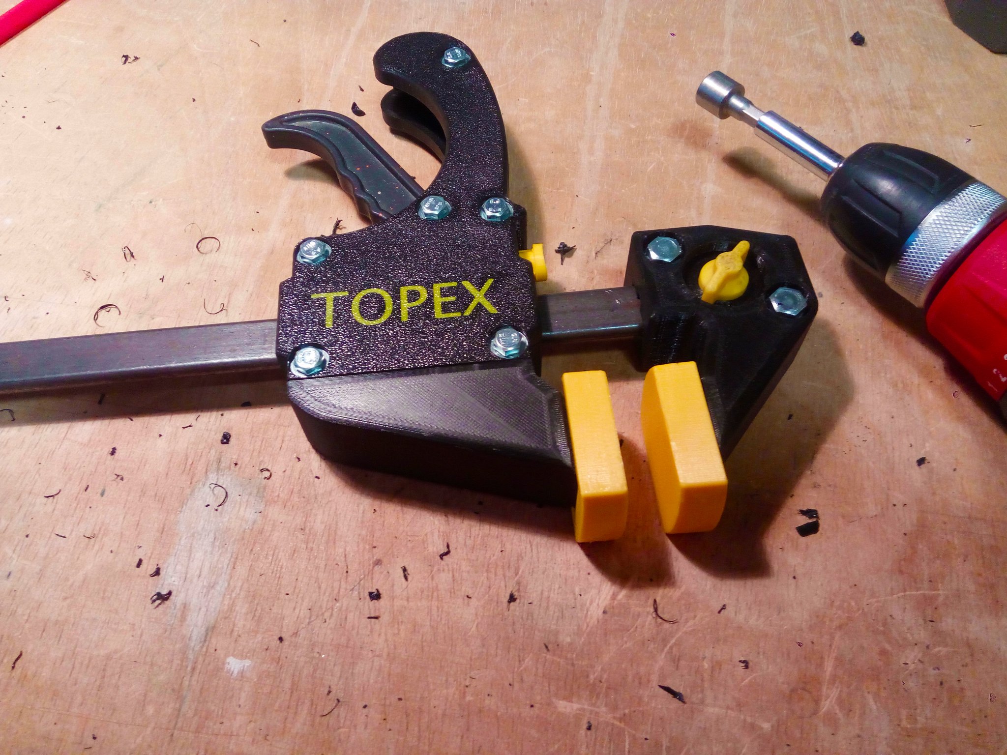 Thay thế đầu và thân kẹp nhanh TOPEX