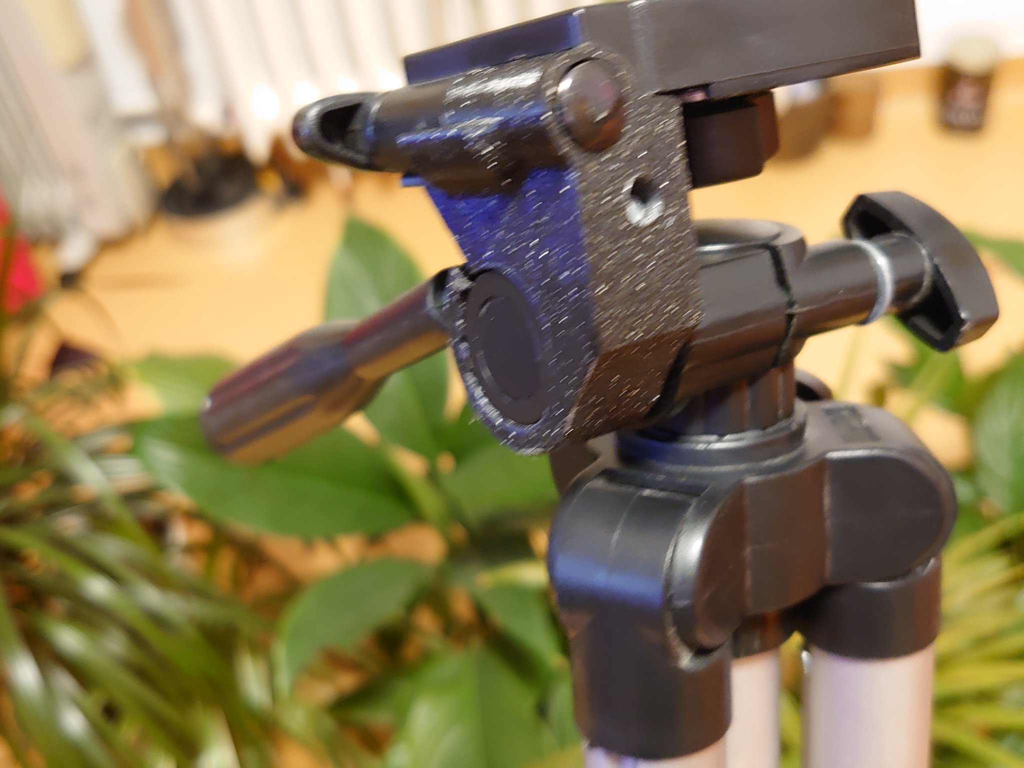 Phần nghiêng chân máy ảnh in PETG có hỗ trợ tháo rời