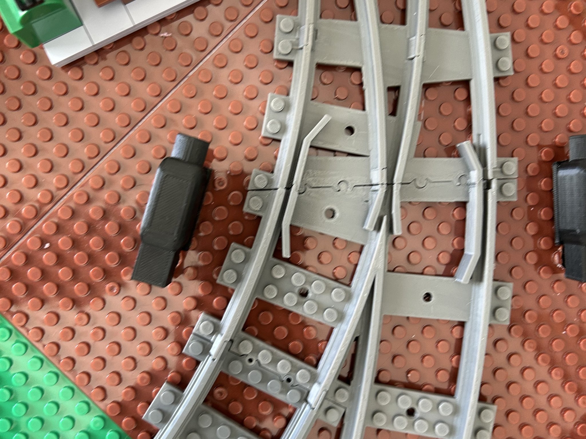 Bản chuyển đổi đường ray cong bên phải cho mô hình WYE