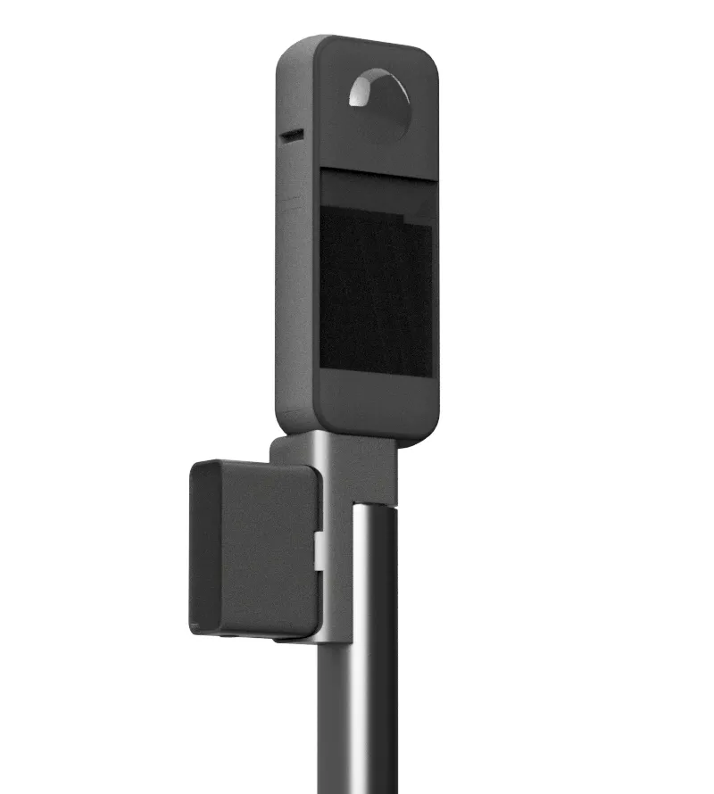 Giá đỡ lắp đặt bộ thu âm DJI Mic với Insta360 X3