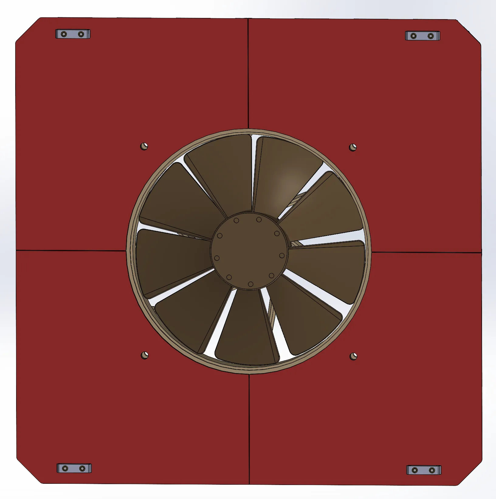 Thay thế bên hông quạt lớn, yên tĩnh cho Qube 500