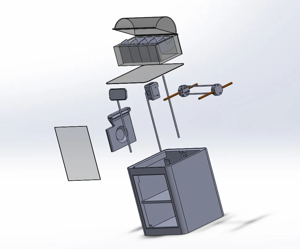 Mô hình chi tiết máy in 3D Bambu Lab X1 Combo