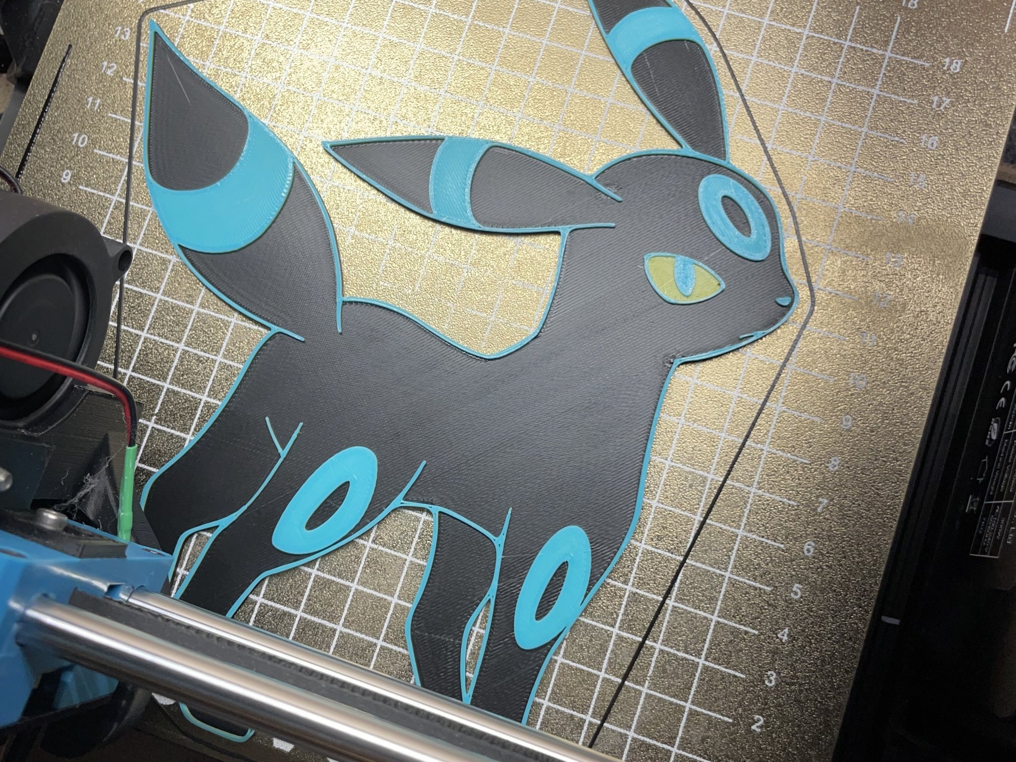 Umbreon 2D - Thân thiện với màu sắc thay đổi không có MMU hoặc...