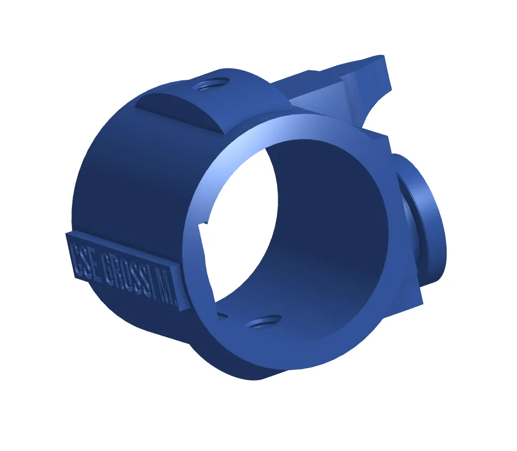 Gắn đèn pin thẳng đứng cho mũ bảo hiểm Gallet