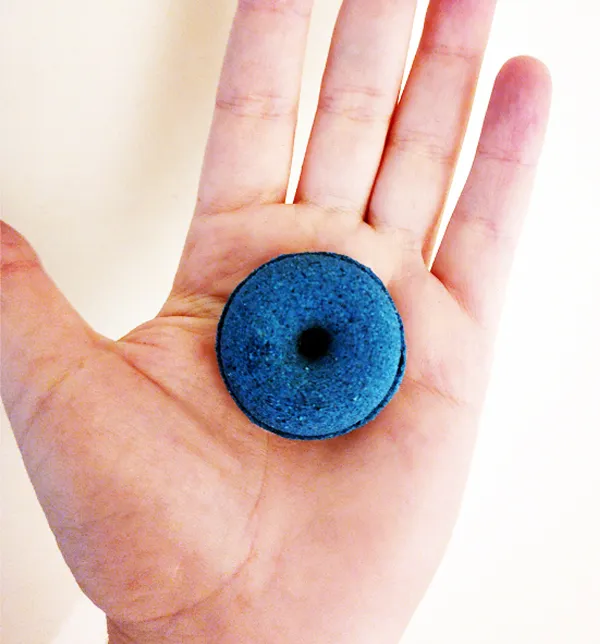 Khuôn làm bom tắm mini hình donut ba mảnh dễ thương