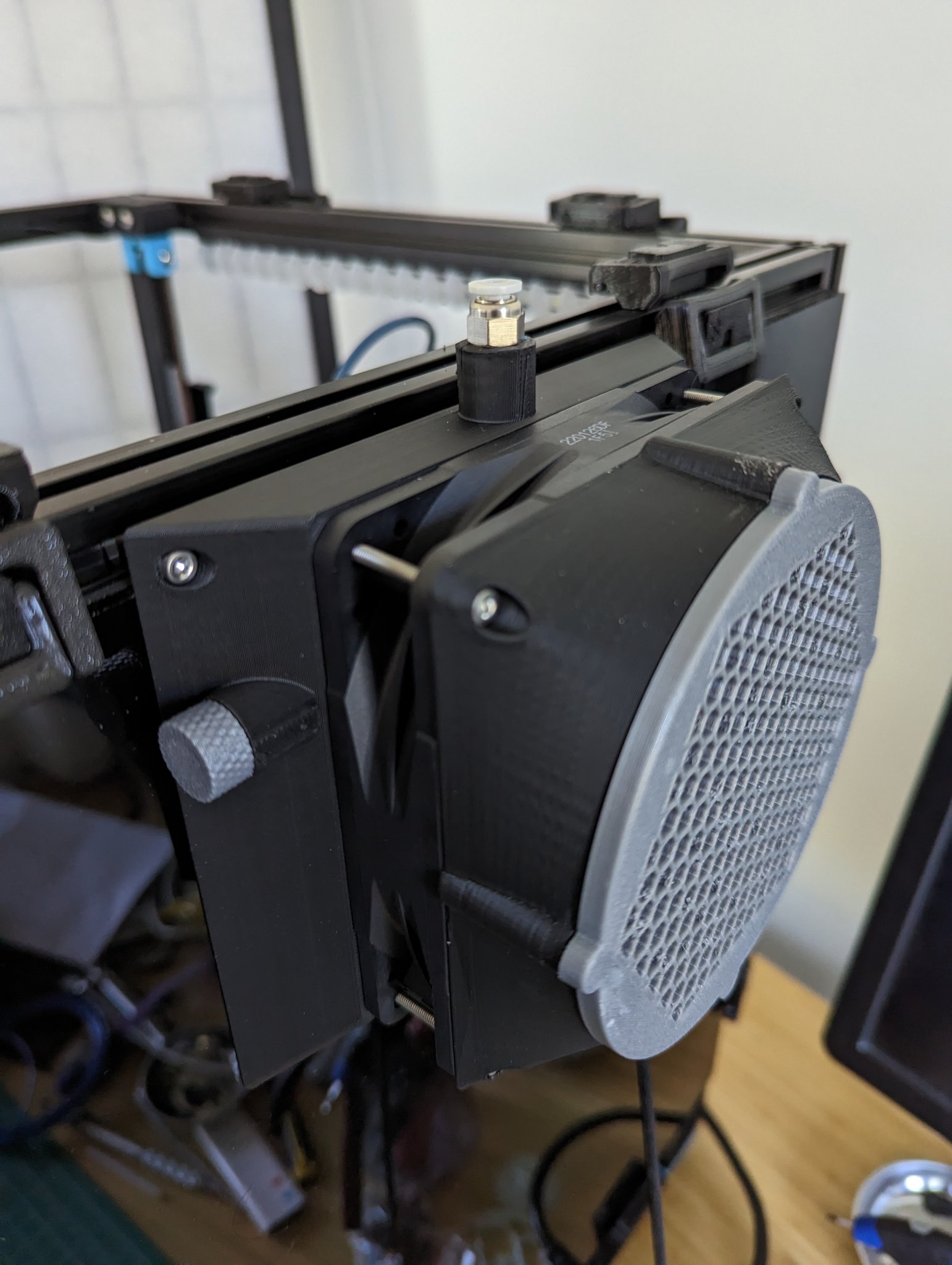 Bộ thoát HEPA cho máy in Voron 1.8/Trident/2.4 với 3 lỗ đầu vào f...