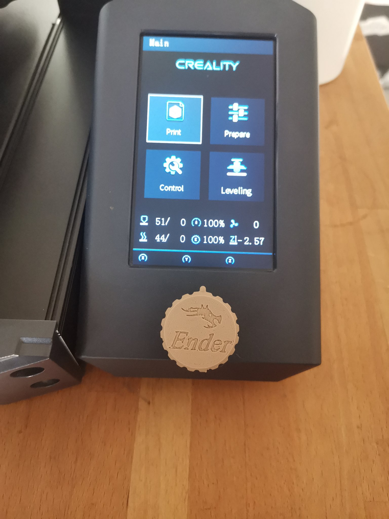 Núm vặn công tắc chọn Ender 3 S1 có hoặc không có logo Ender