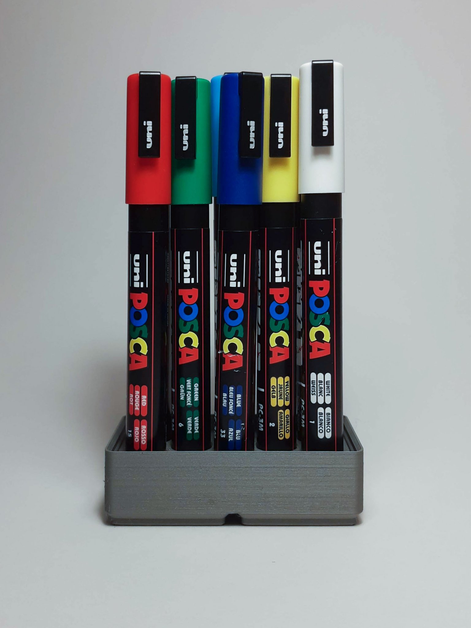 Hộp Gridfinity cho 8 bút Posco 3M