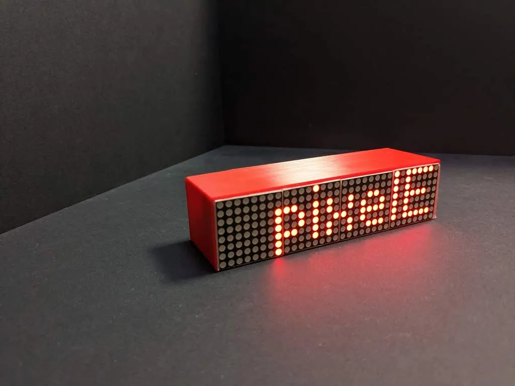 Vỏ bảo vệ cho bảng điều khiển MAX7219