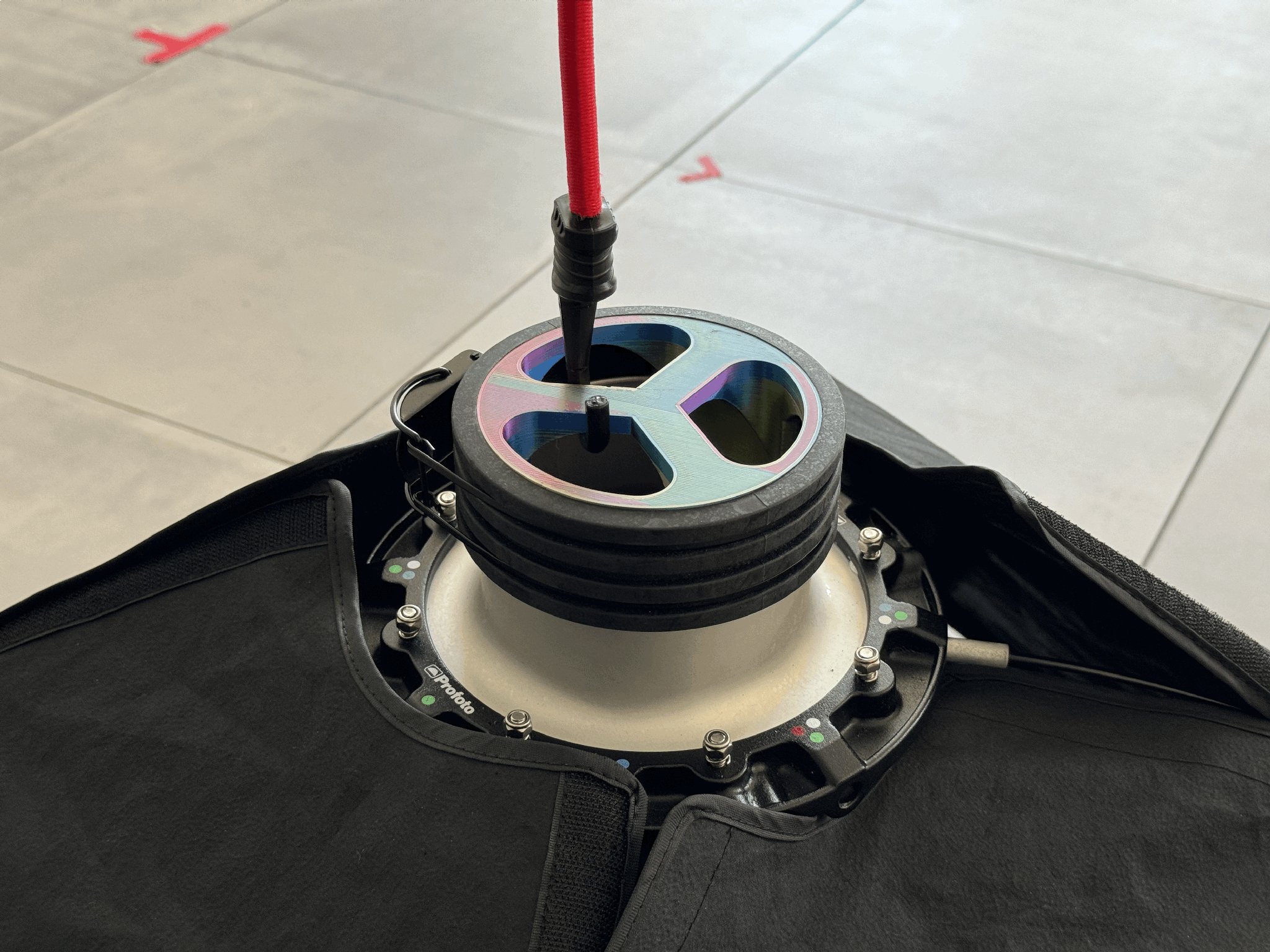 Bộ lưu trữ treo cho bộ khuếch tán Profoto Speedring