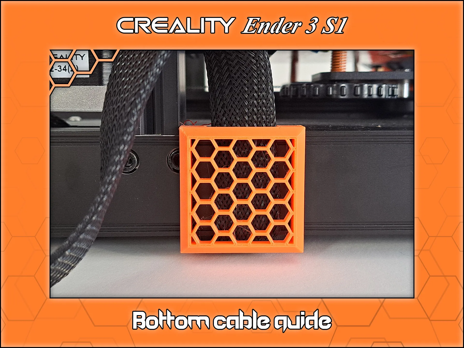 Hướng dẫn cáp dưới cho máy in 3D Ender 3 S1
