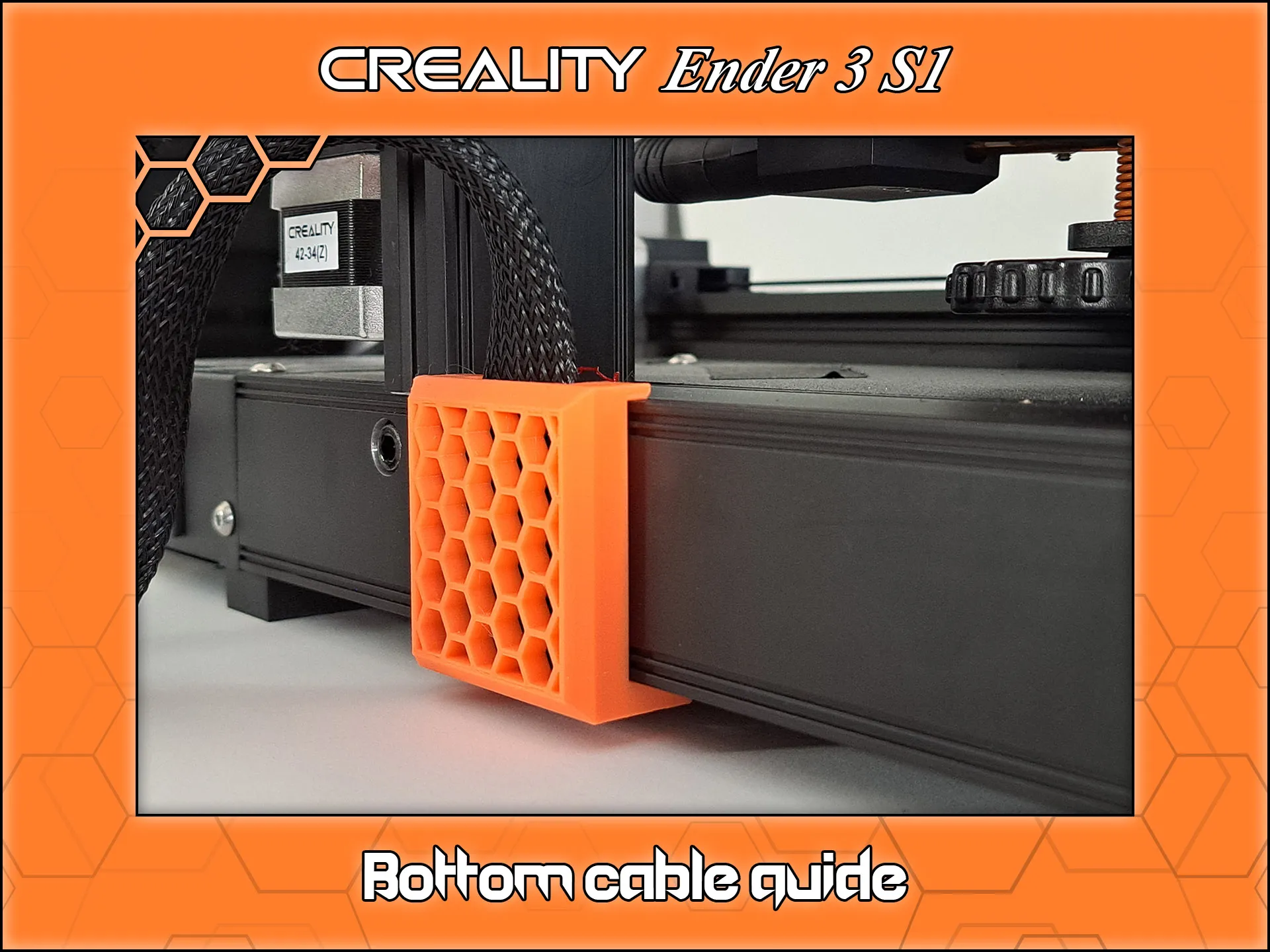 Hướng dẫn cáp dưới cho máy in 3D Ender 3 S1