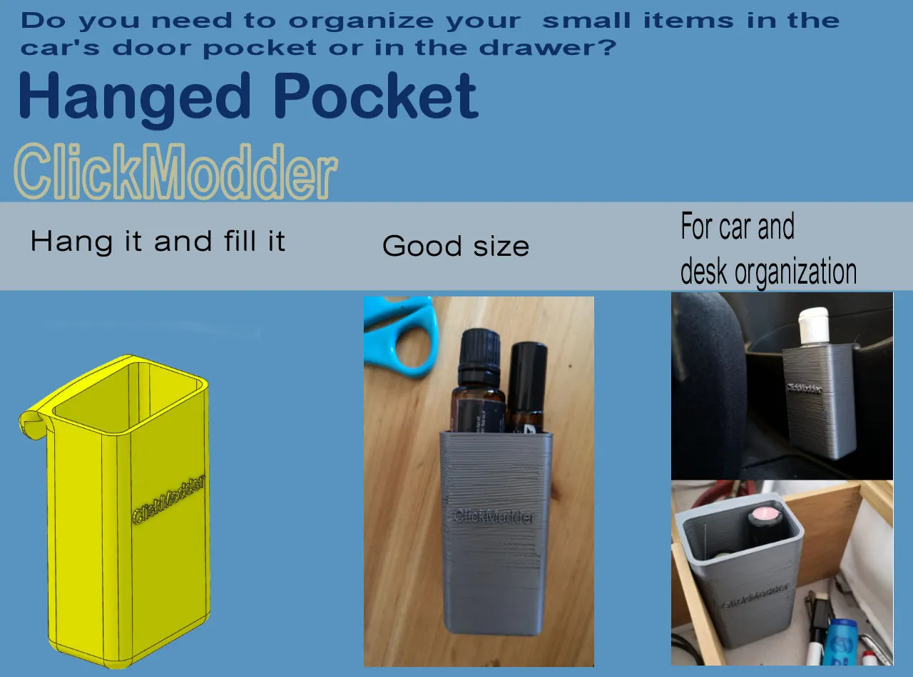 Ví đựng tổ chức treo cửa xe hoặc ngăn kéo