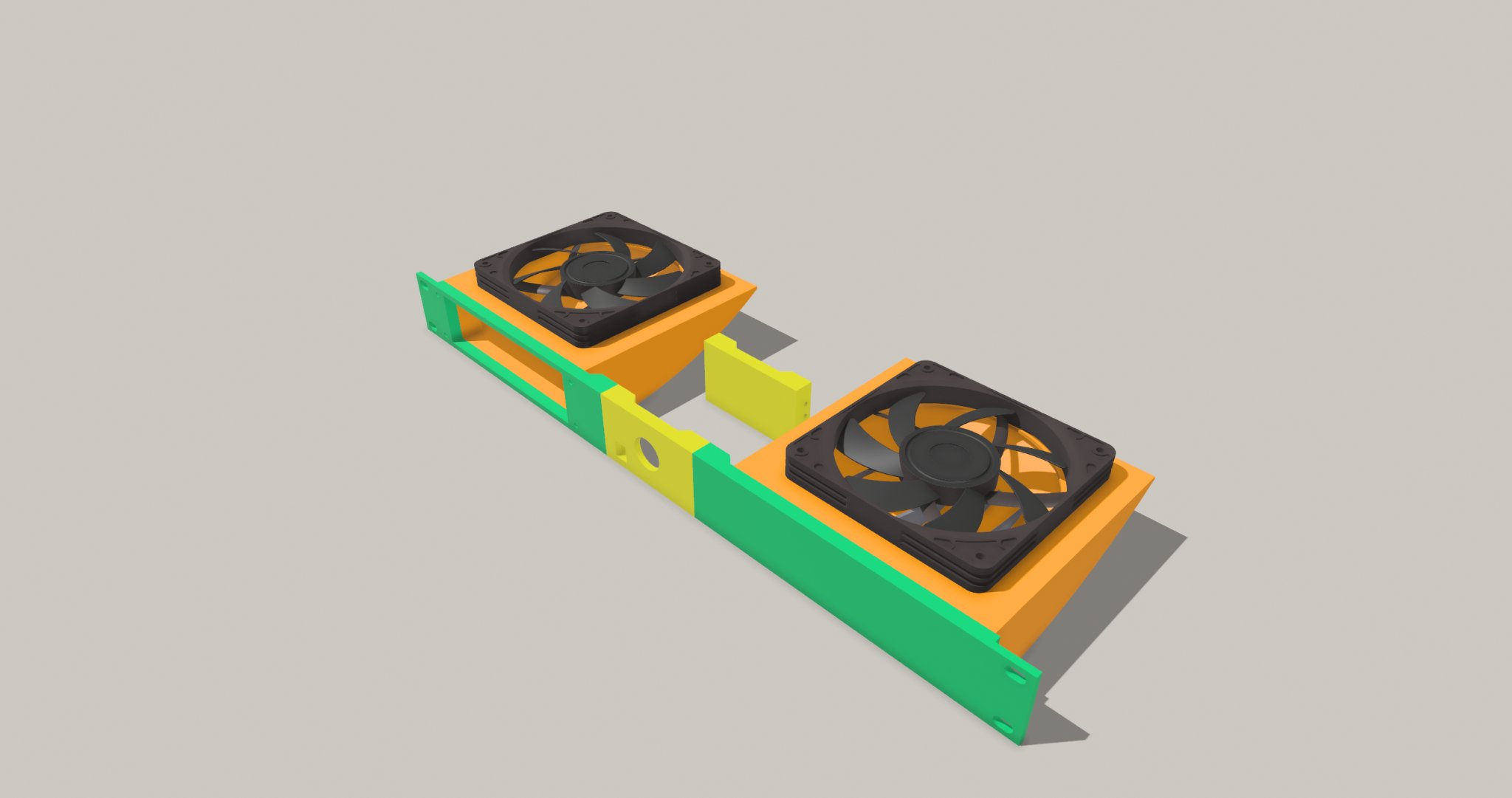 Giá đỡ quạt làm mát 1U V3 cho tủ mạng gia đình