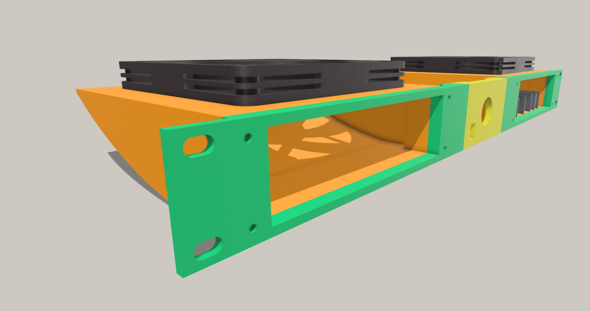 Giá đỡ quạt làm mát 1U V3 cho tủ mạng gia đình