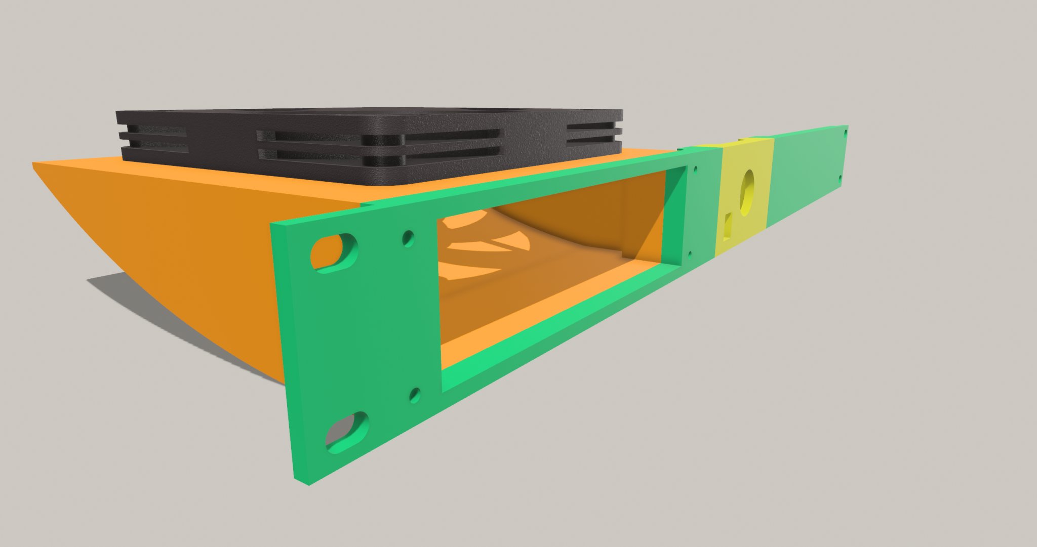 Giá đỡ quạt làm mát 1U V3 cho tủ mạng gia đình