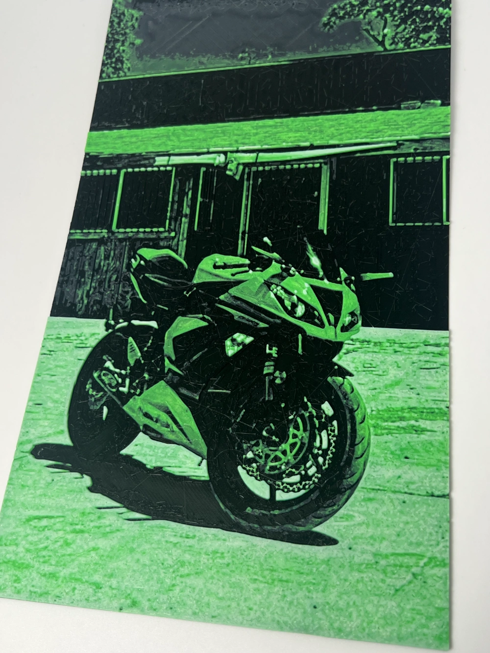 Mô hình Kawasaki ZX6R phong cách hue forge