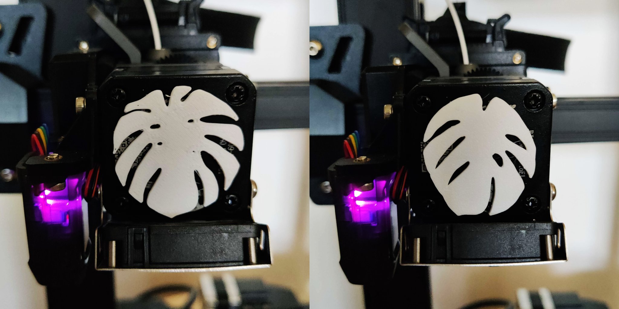 Trình hiển thị lá monstera cho máy in Sprite Extruder