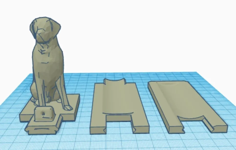 Giá đỡ nhang hình chó độc đáo