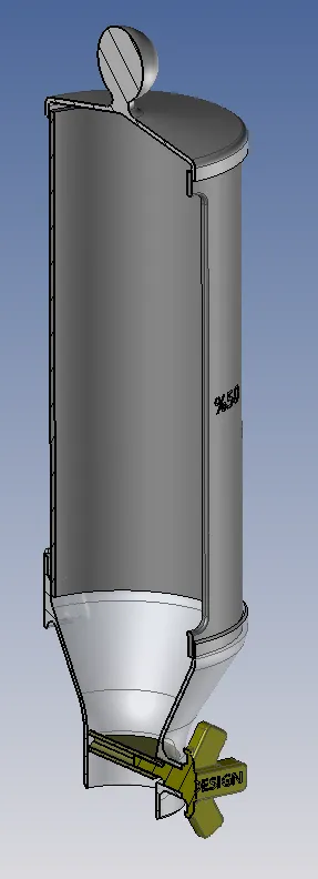 Máy phân phối thức ăn khô kiểu carousel