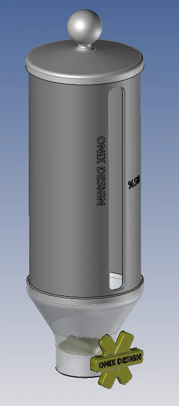 Máy phân phối thức ăn khô kiểu carousel