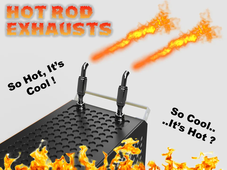 Bộ ống xả nâng cấp cho thùng máy Qube 500