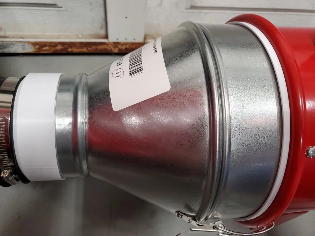 Bộ chuyển đổi ống xả K40 4" sang quạt thông gió di động 8