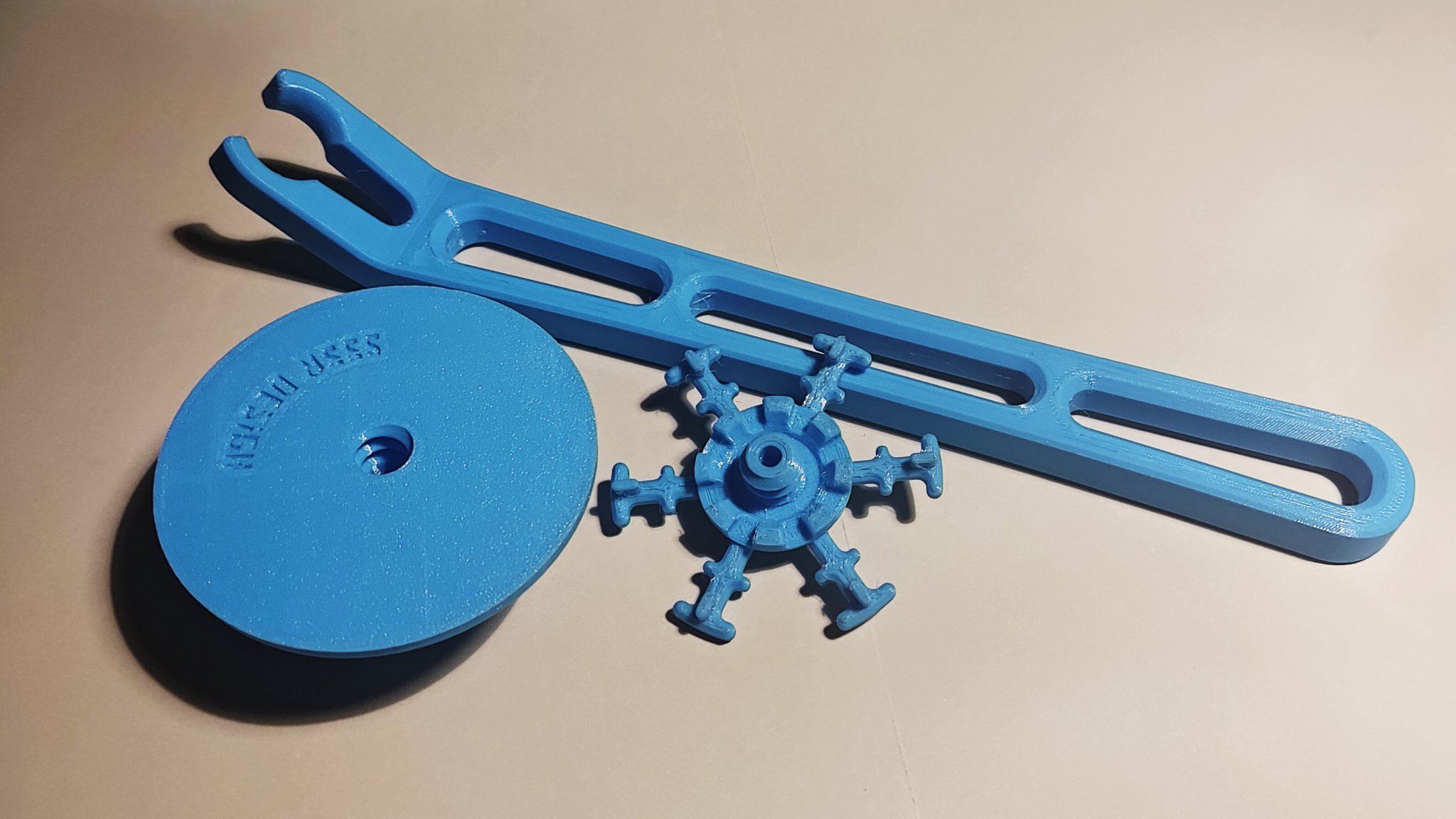 Tay cầm xoắn kim loại cho bóng thép in 3D