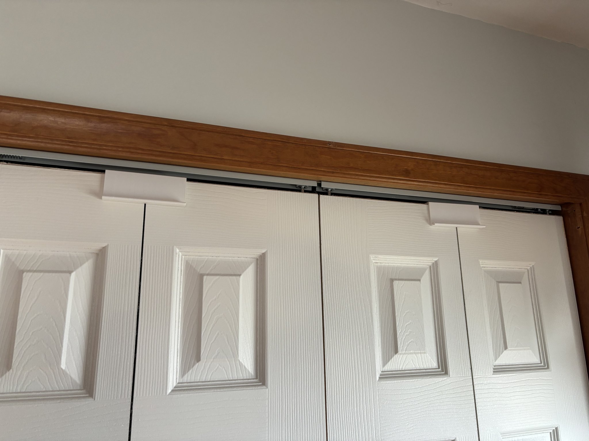 Cửa tủ quần áo gập ngăn mèo ra ngoài