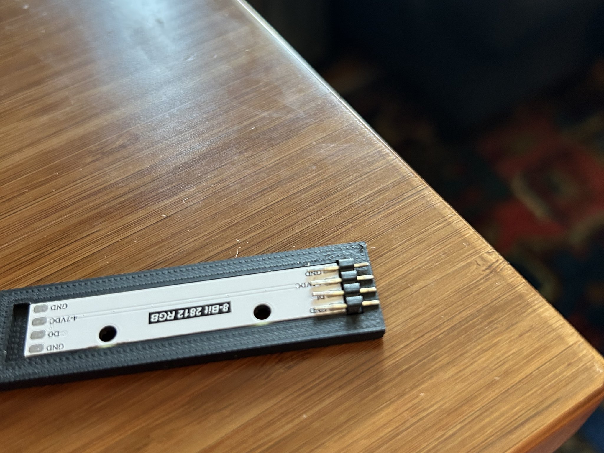 Giá đỡ hàn đầu nối cho thanh LED NeoPixel