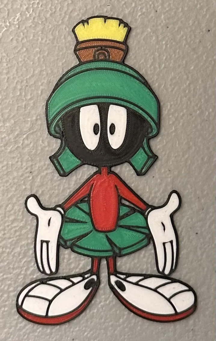 Nam châm Marvin the Martian nhiều màu sắc