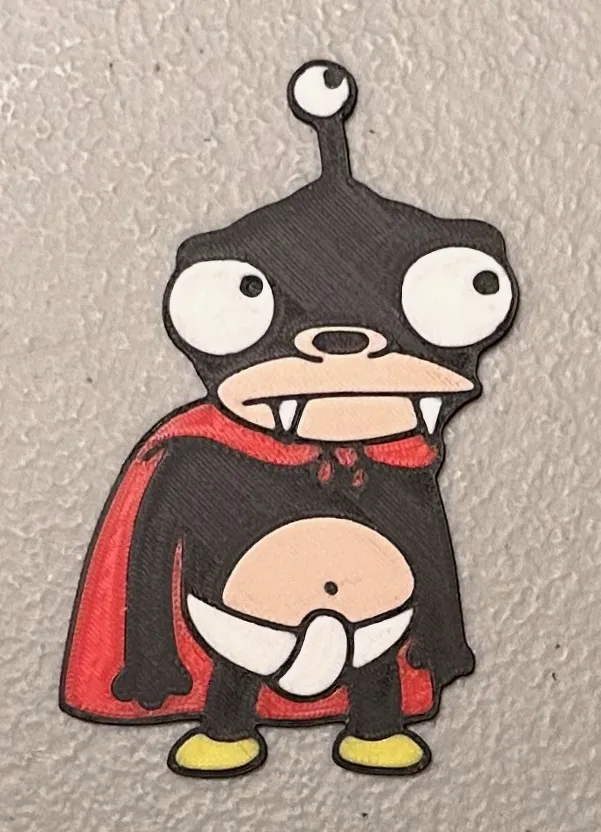 Nam châm Nibbler nhiều màu sắc từ Futurama