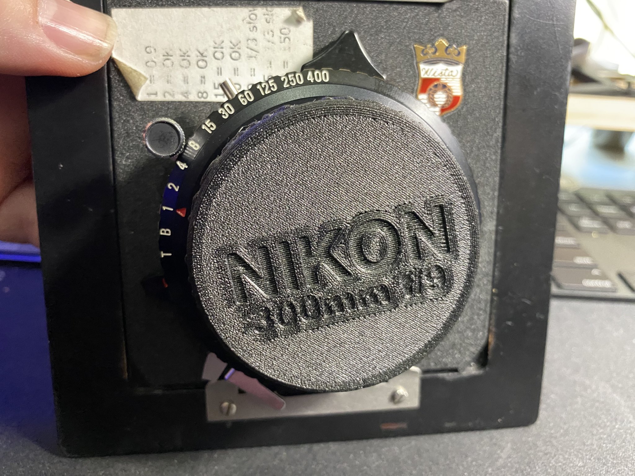 Nắp ống kính cho Nikon 300mm f/9 cho máy ảnh định dạng lớn