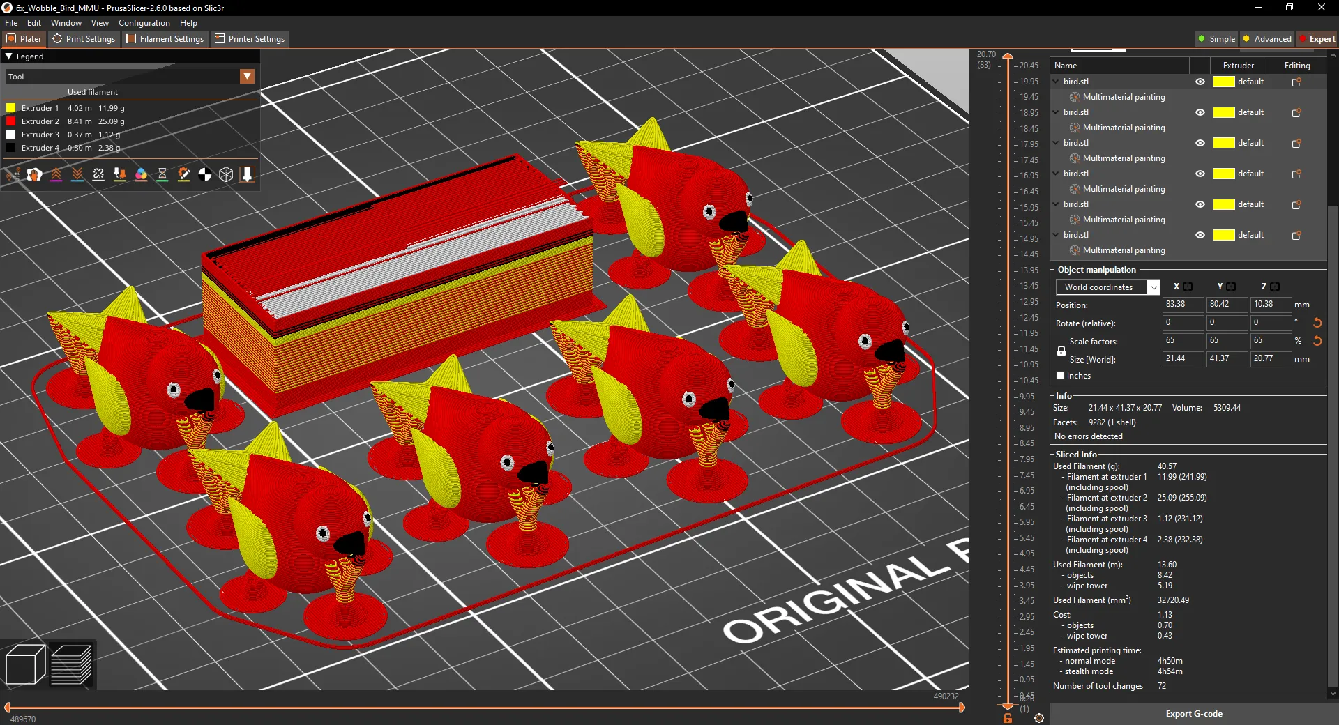 Chim Wobble dễ thương với màu sắc đa dạng cho MMU
