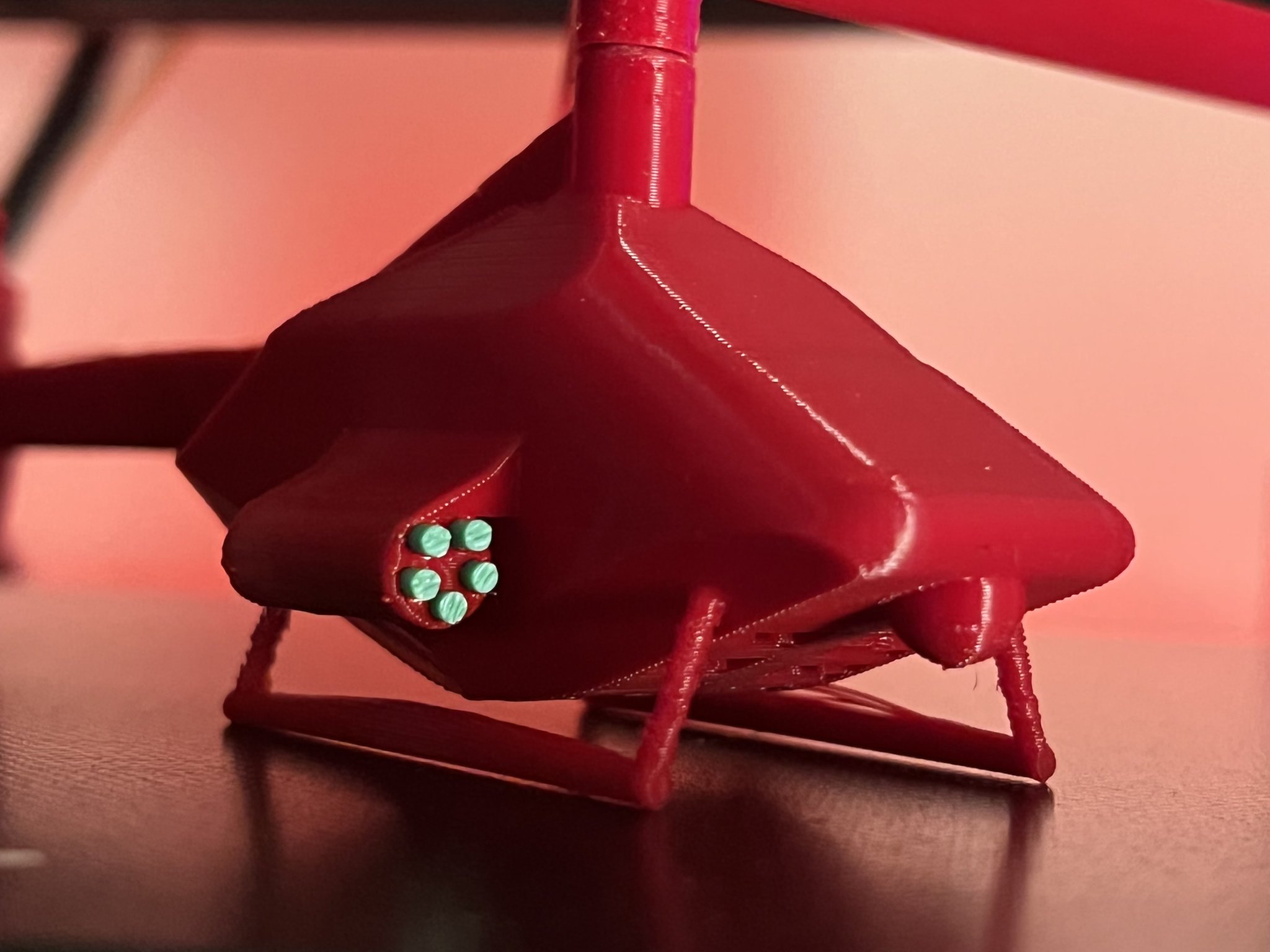 Máy bay trực thăng in tại chỗ độc đáo