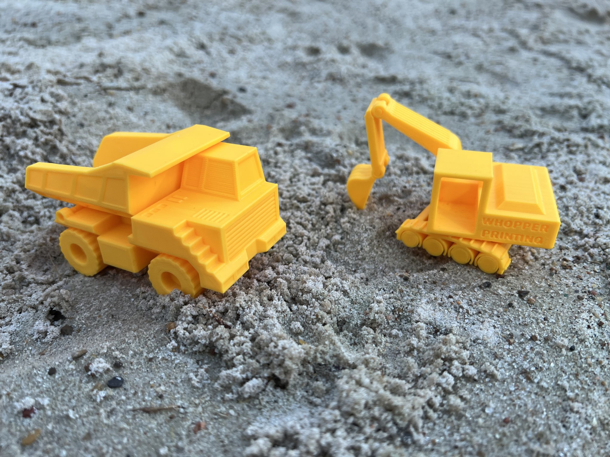 Xe ben in ngay tại chỗ cho mô hình 3D