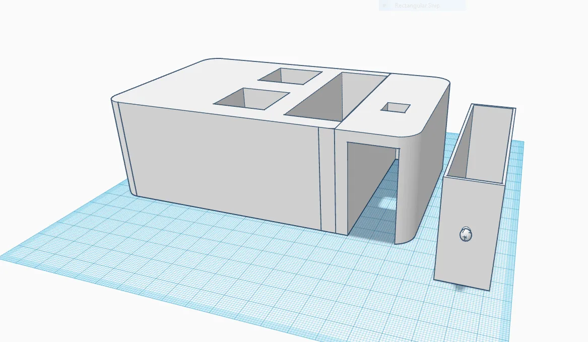 Giá đỡ bút thông minh tích hợp ngăn chứa