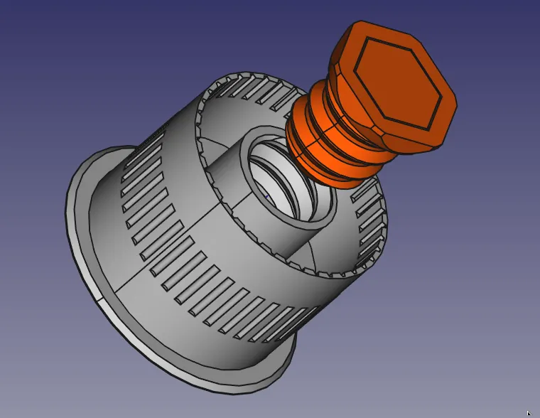 Giá đỡ ống từ cuộn Prusament tái chế gắn tường