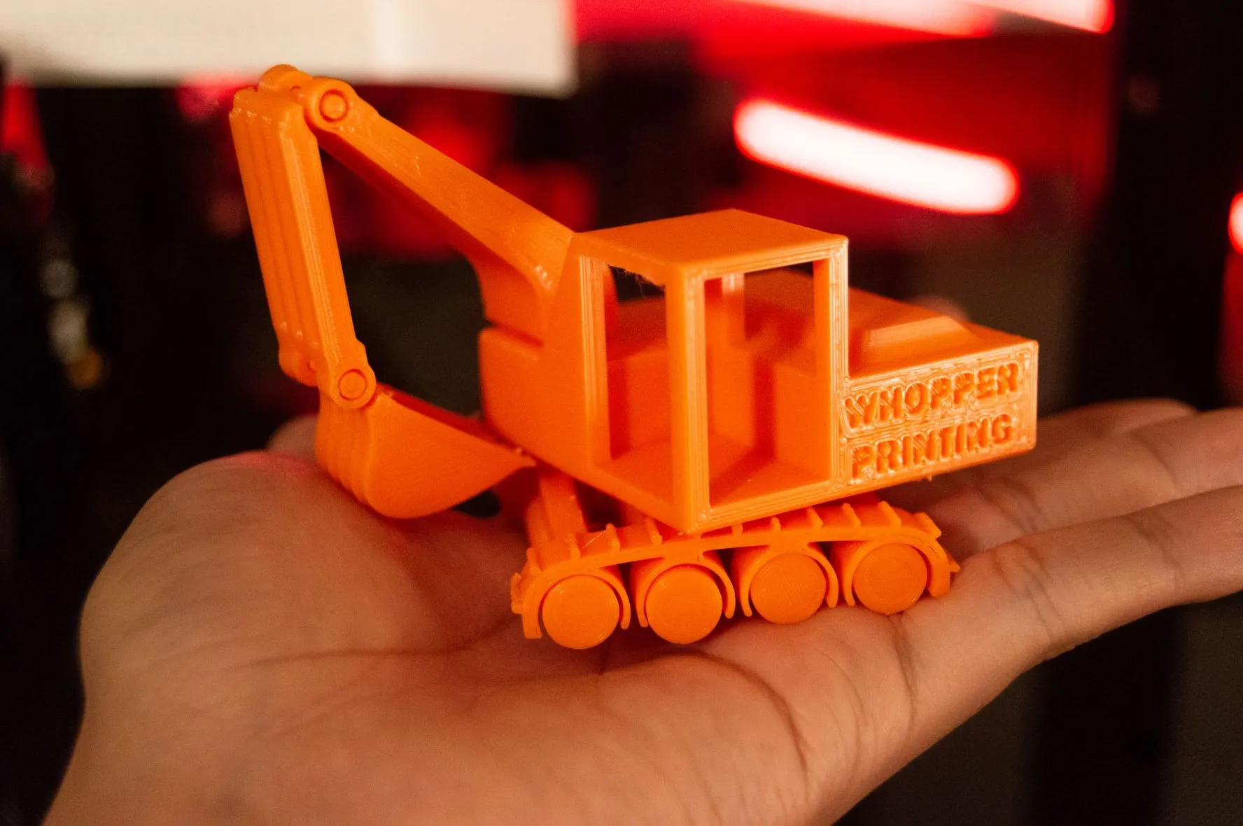 Xe đào in tại chỗ Trenchy cho mô hình in 3D