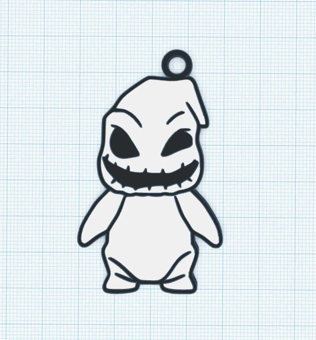 Móc khóa nhân vật Ogie Boogie trong phim kinh dị Halloween