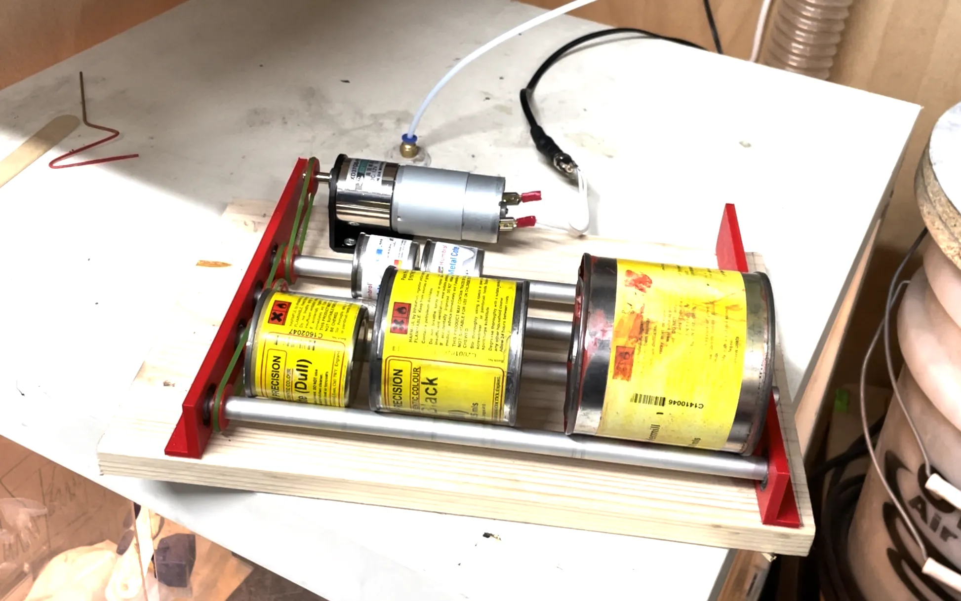 Máy trộn sơn tự động cho cuộn lăn