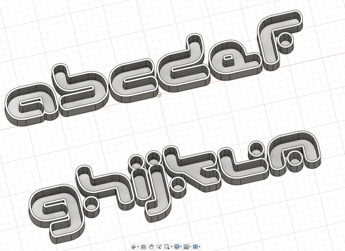 Chữ cái LED phát sáng cho tên cá nhân hóa