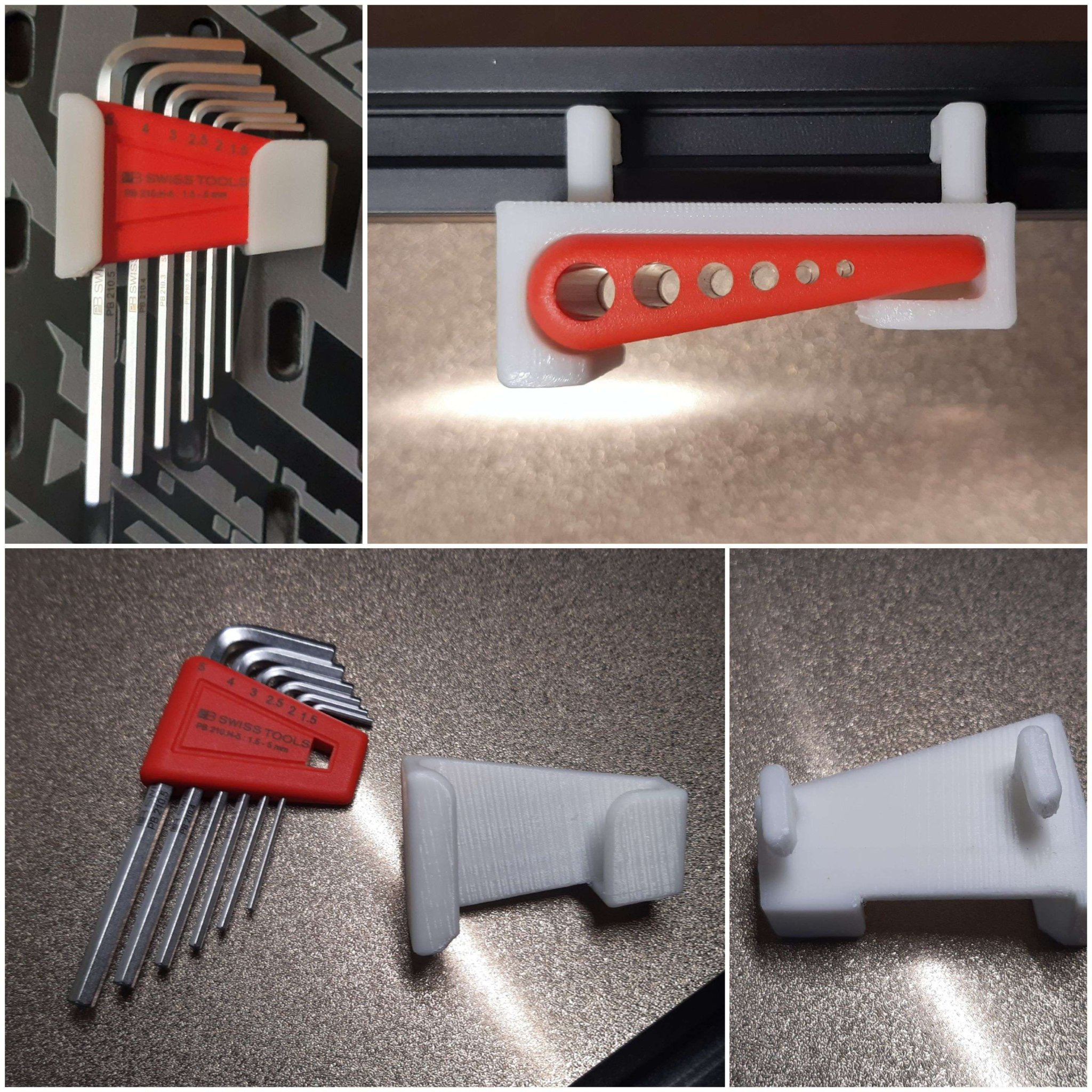 Giá đỡ chìa khóa hex PB Swiss cho bộ Ikea Skadis