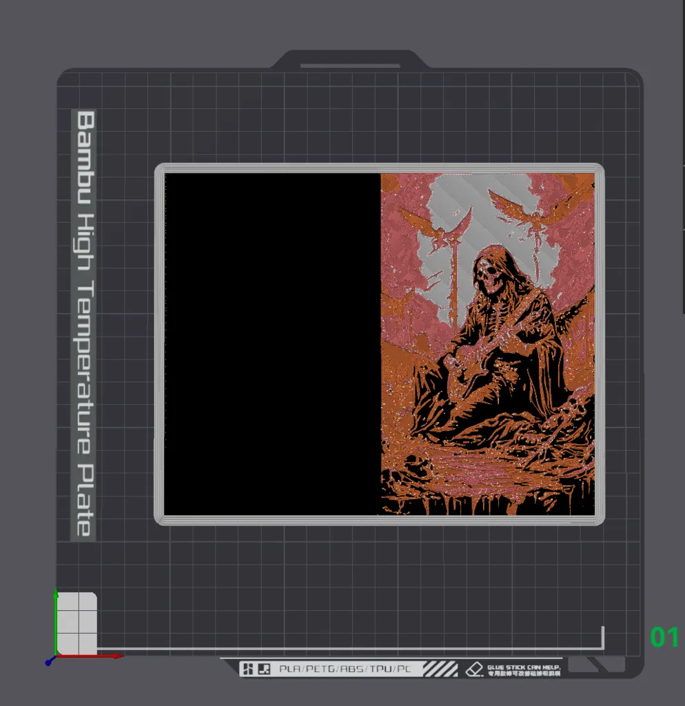 Thiệp chúc mừng Halloween với bộ xương chơi guitar