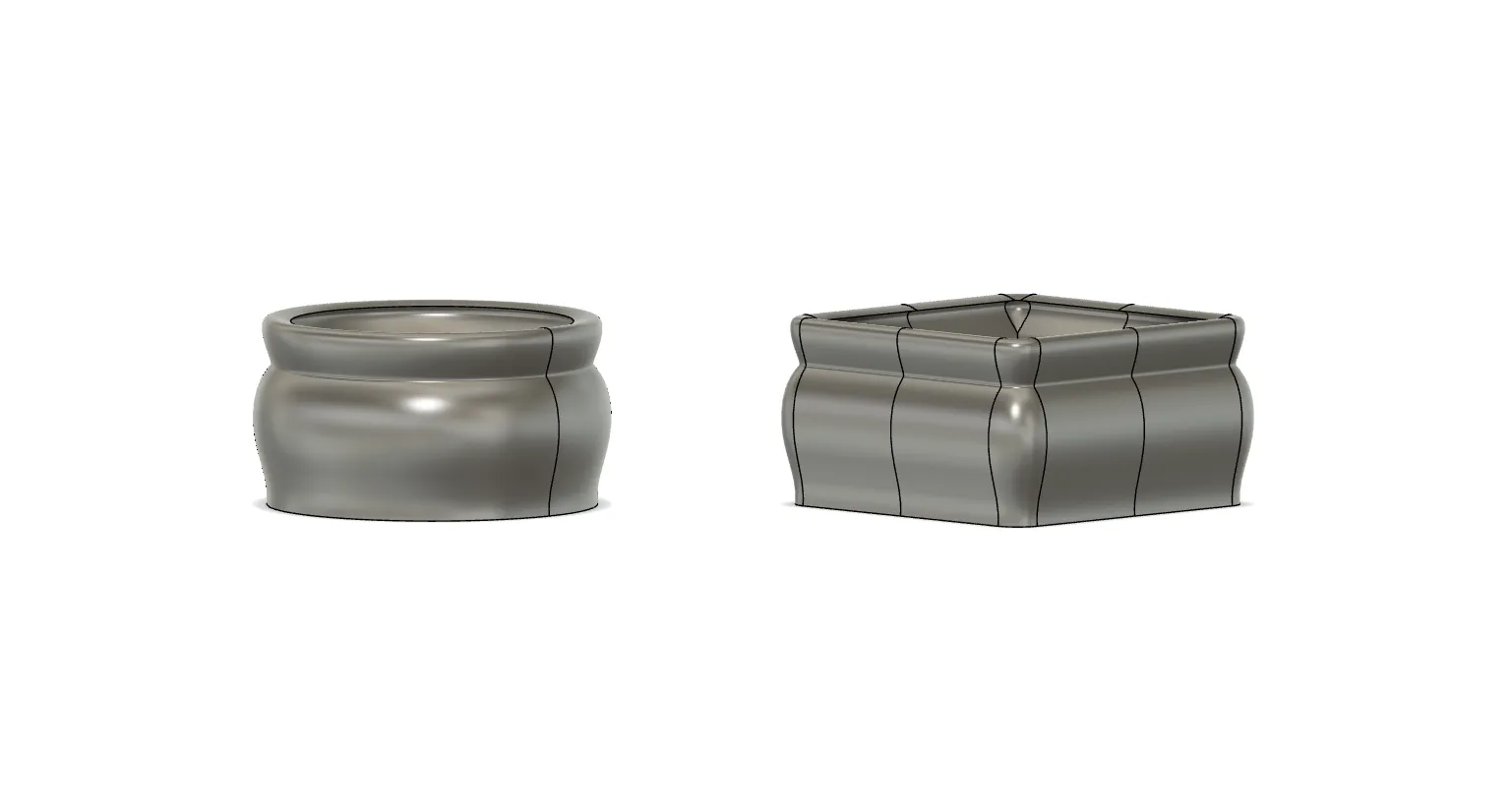 Bộ đệm chân ghế hình tròn và vuông cho in 3D