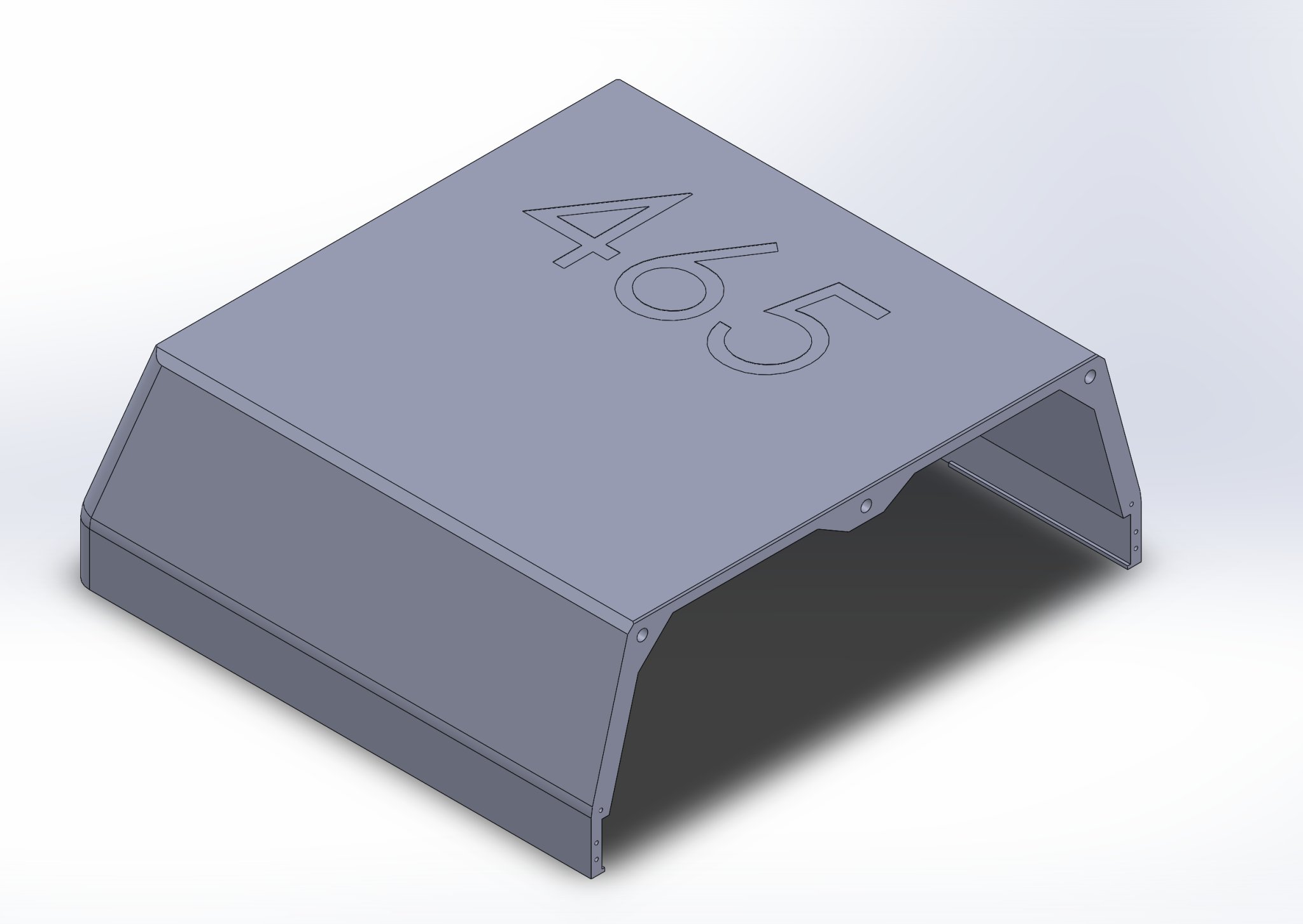 Nắp trước cho máy hiện sóng Tektronix 465