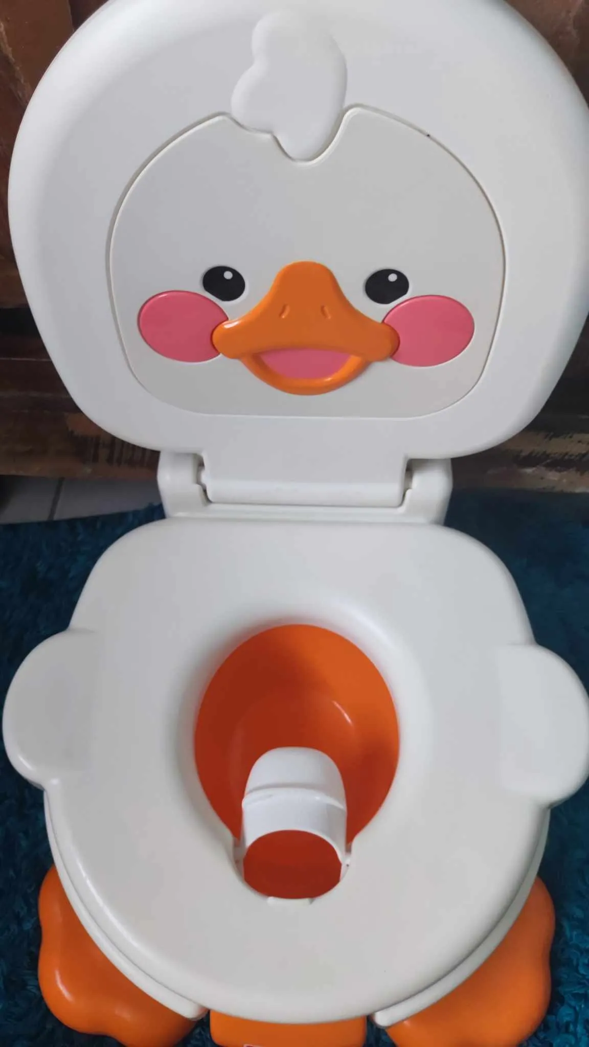 Nắp đậy bô vịt Fisher Price cho trẻ em