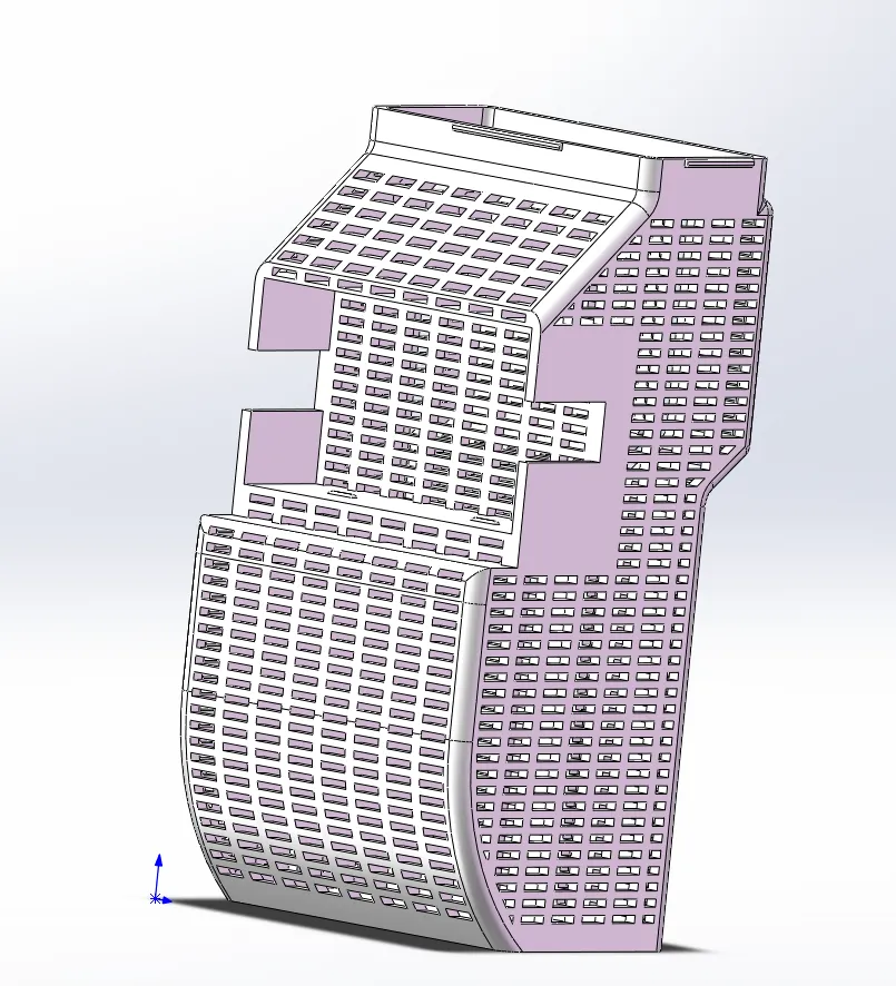 Hộp khô AMS cho máy in 3D Bambu với đồng hồ đo độ ẩm